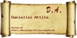 Danielisz Attila névjegykártya